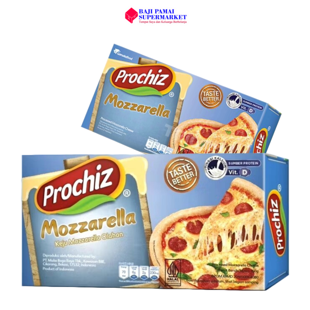 

Prochiz Mozzarella 160gr Stretchy / Keju