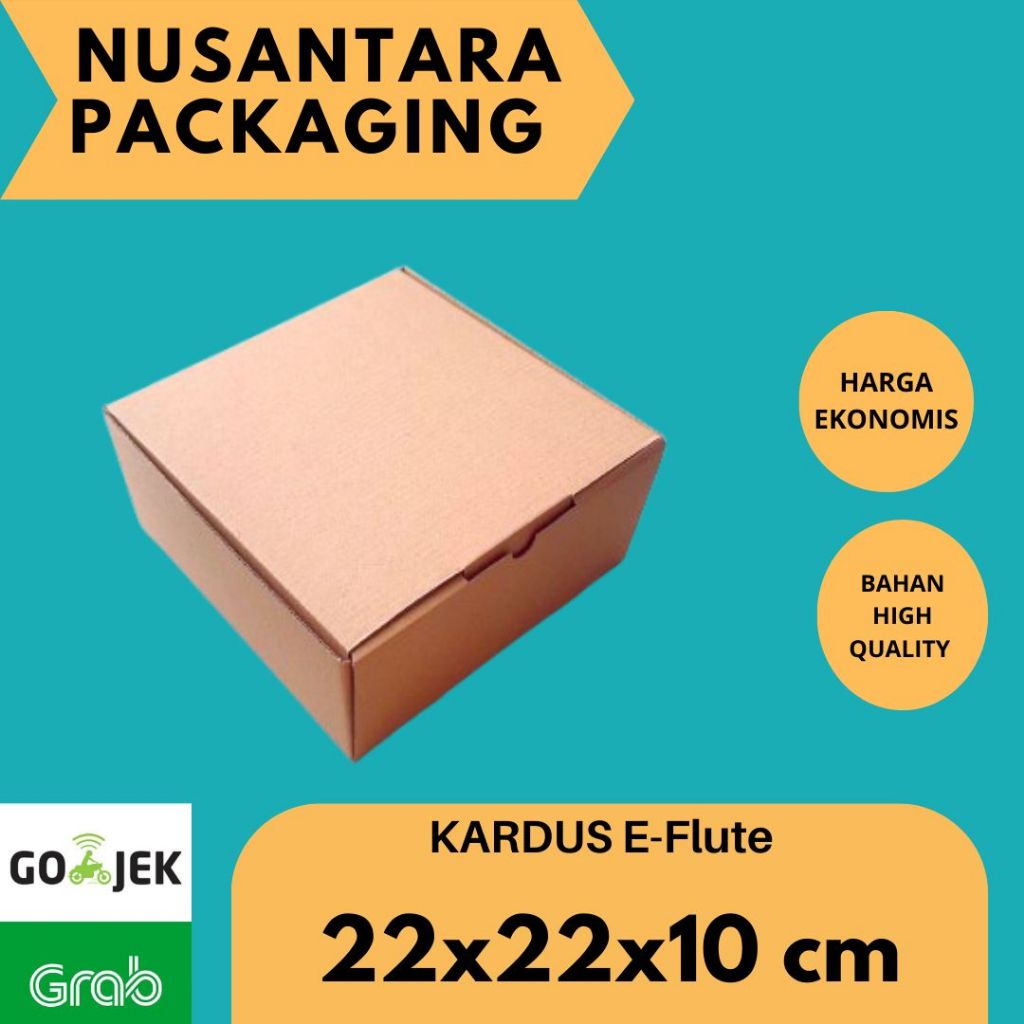 

KARDUS 22x22x10 cm / BOX KARTON CORUGATED DIE CUT / AKSESORIS