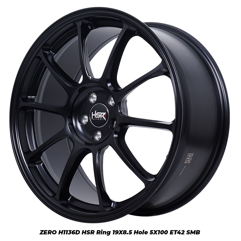 Pelek Impor Baru HSR ZERO RING 19 LEBAR 8,5 PCD 5X100 ET42 SMB