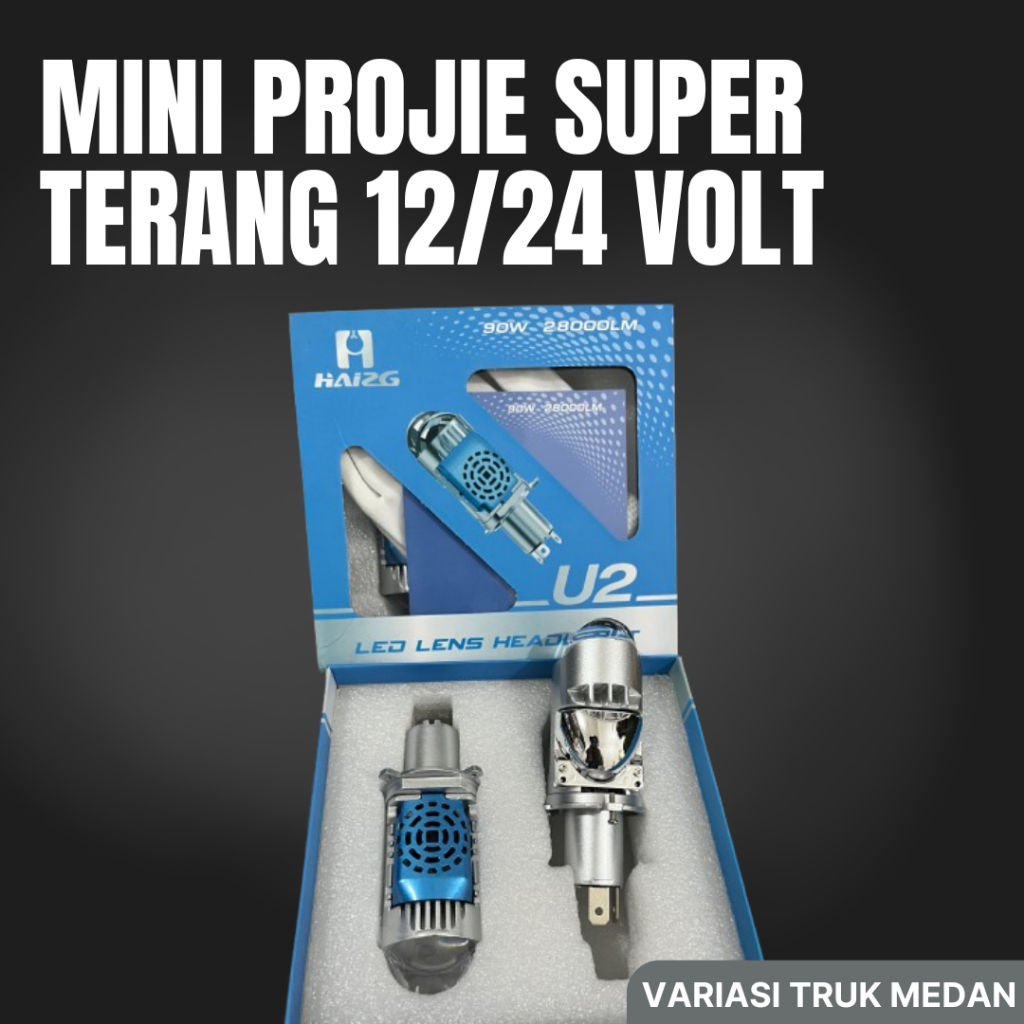 MINI PROJIE SUPER TERANG 12/24 VOLT