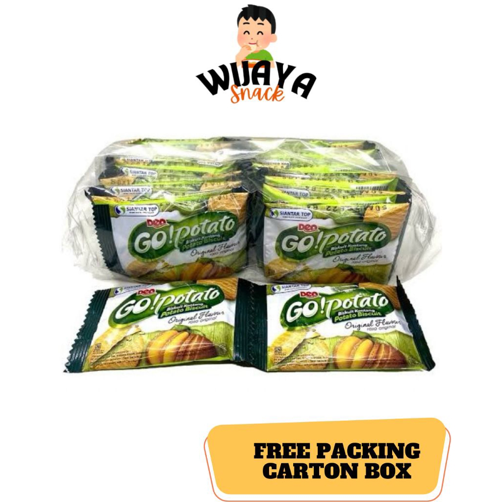 

Go Potato Biskuit Kentang - Isi 20 Pcs