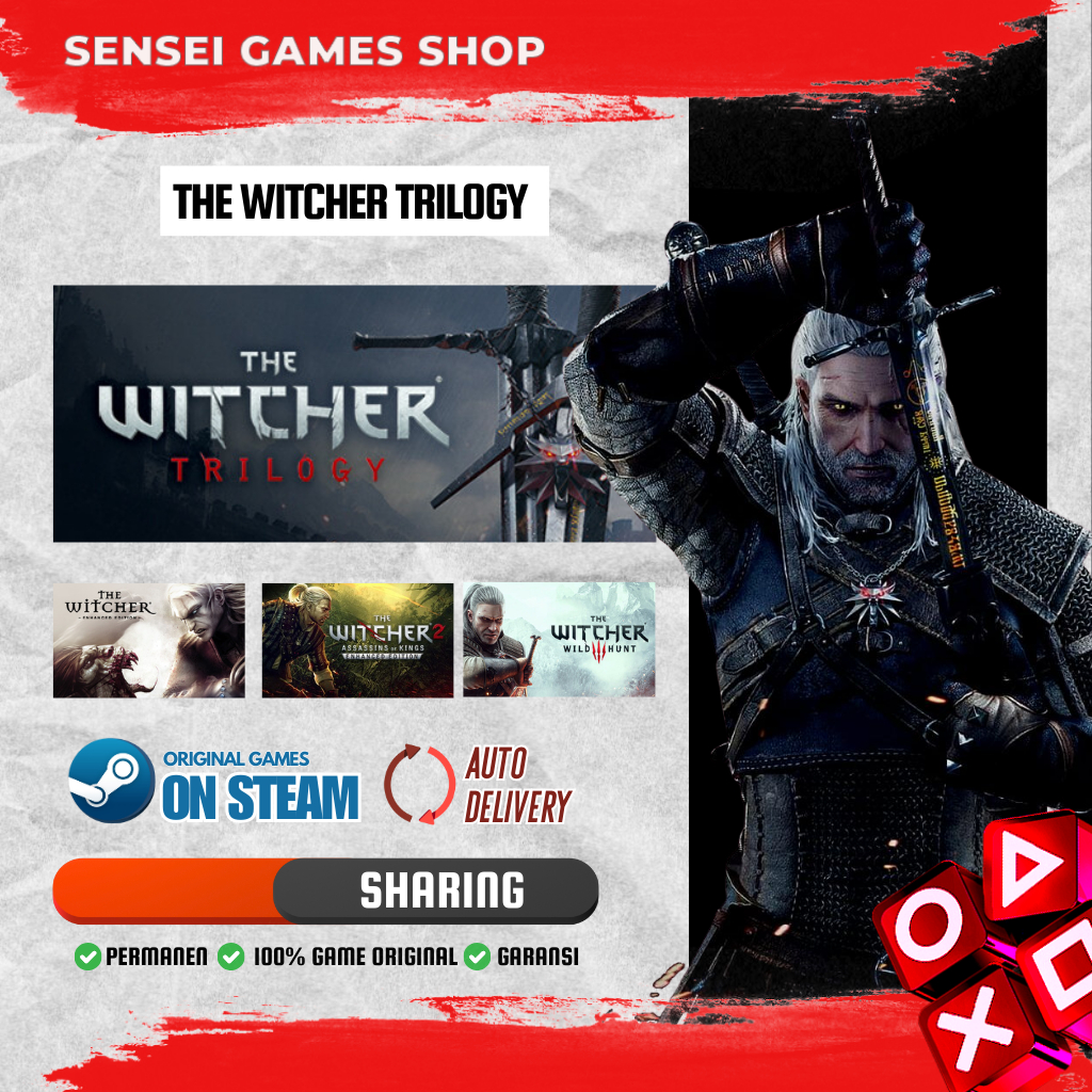 [BONUS STEAM KEY] The Witcher 3: Wild Hunt, The Witcher 2: Assassins of Kings Enhanced Edition & The