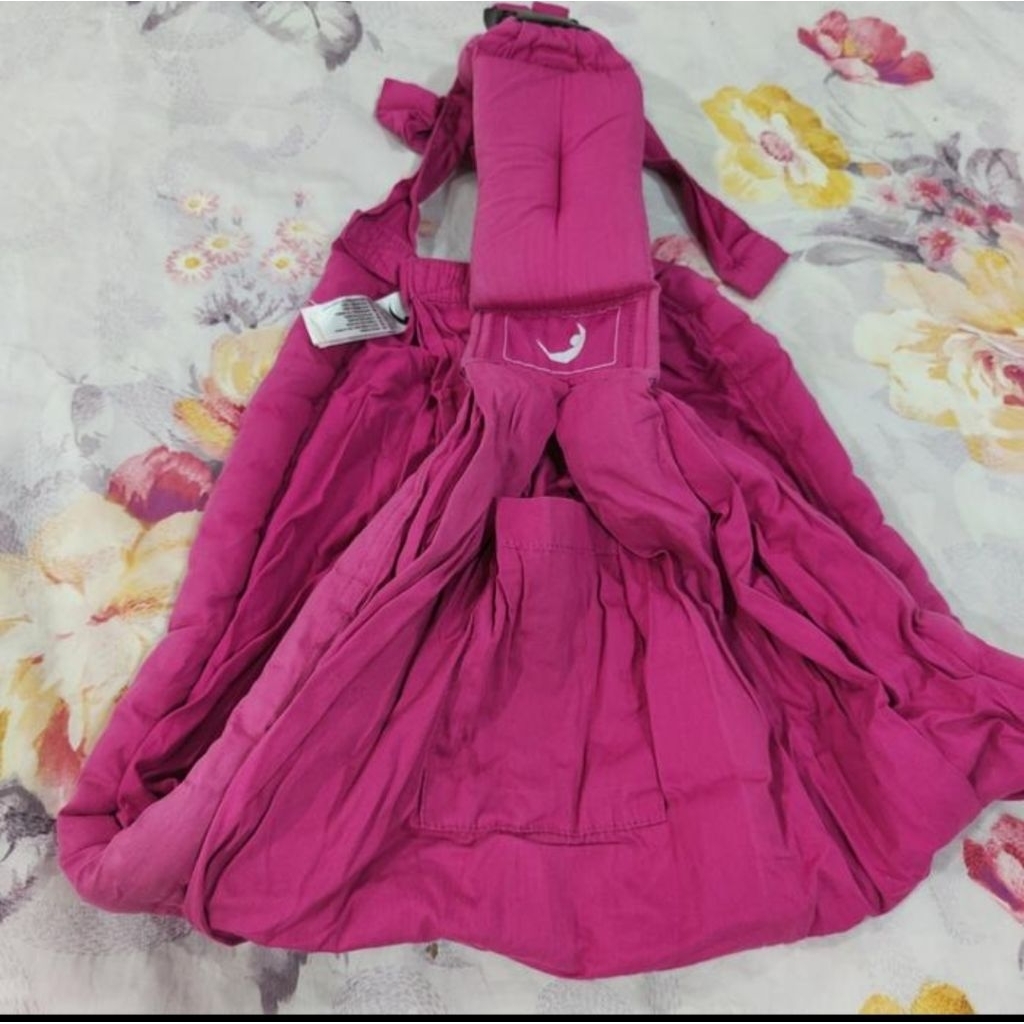 Gendongan bayi the Baba Sling Ori Pink Preloved