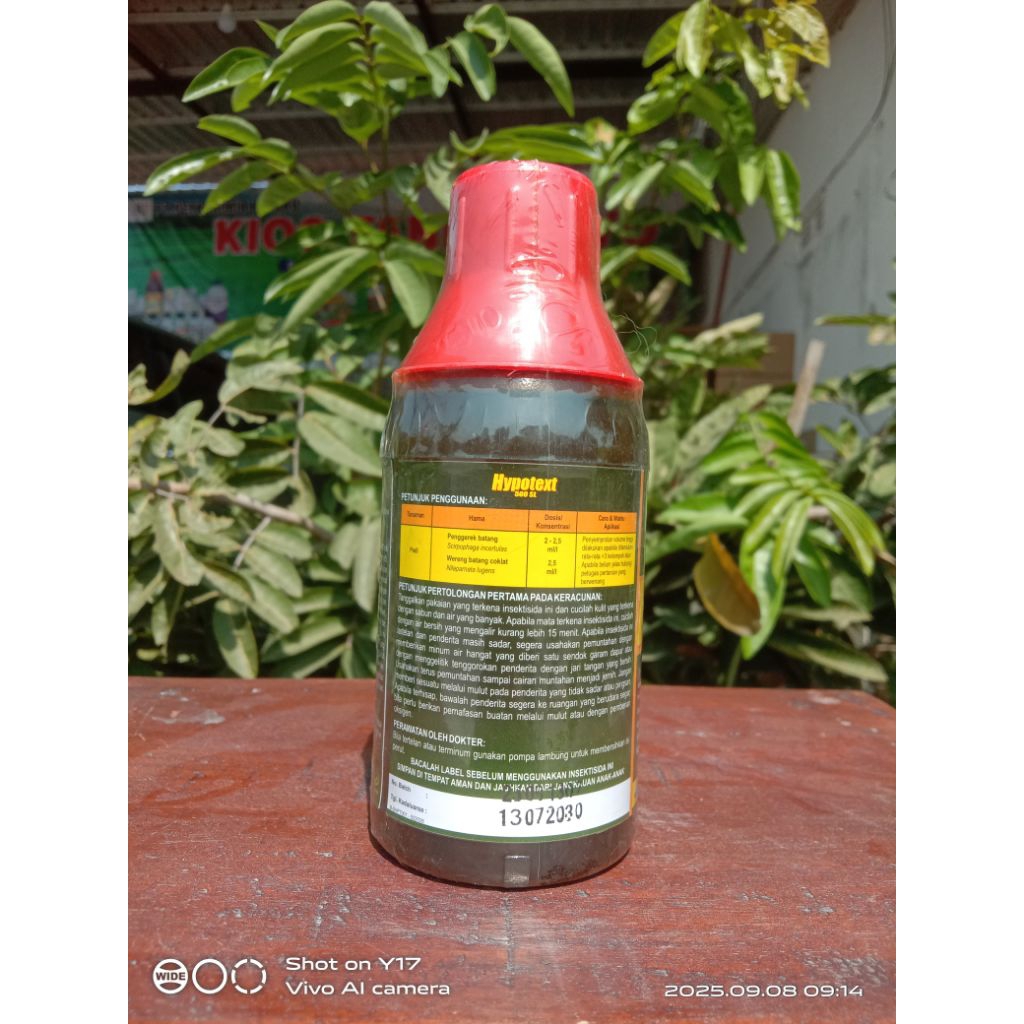 HYPOTEXT 200 ml dimehipo 500 Sl Insektisida Sistemik Basmi Burung Pipit Ulat Kaper sundep Wereng hij