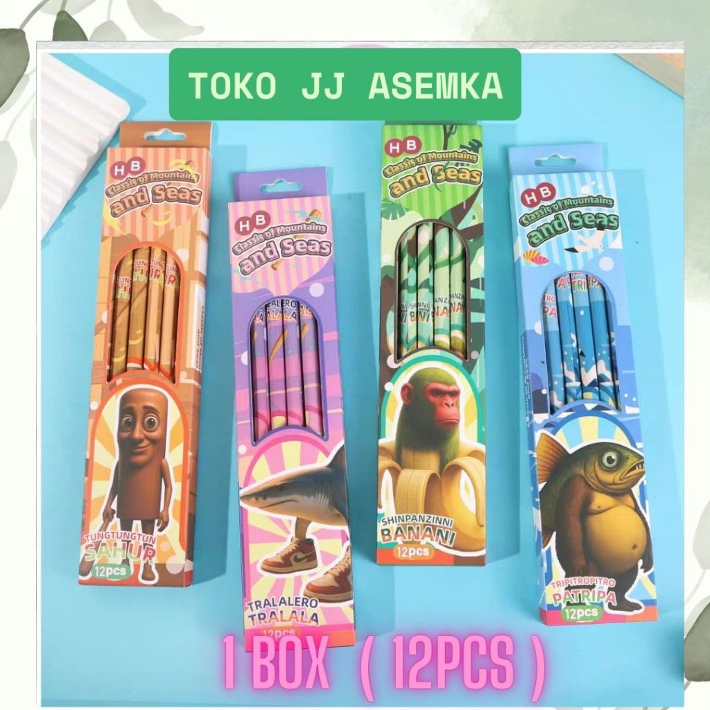 

PENSIL 2B BRAINROT ANOMALI 1 LUSIN PSN-2035 ATK PENCIL TEBAL LUCU ALAT TULIS PERLENGKAPAN SEKOLAH