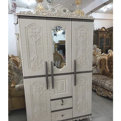 Lemari Plastik Olymplast 3 Pintu OTC Classic | Lemari Pakaian | Lemari Murah Palembang