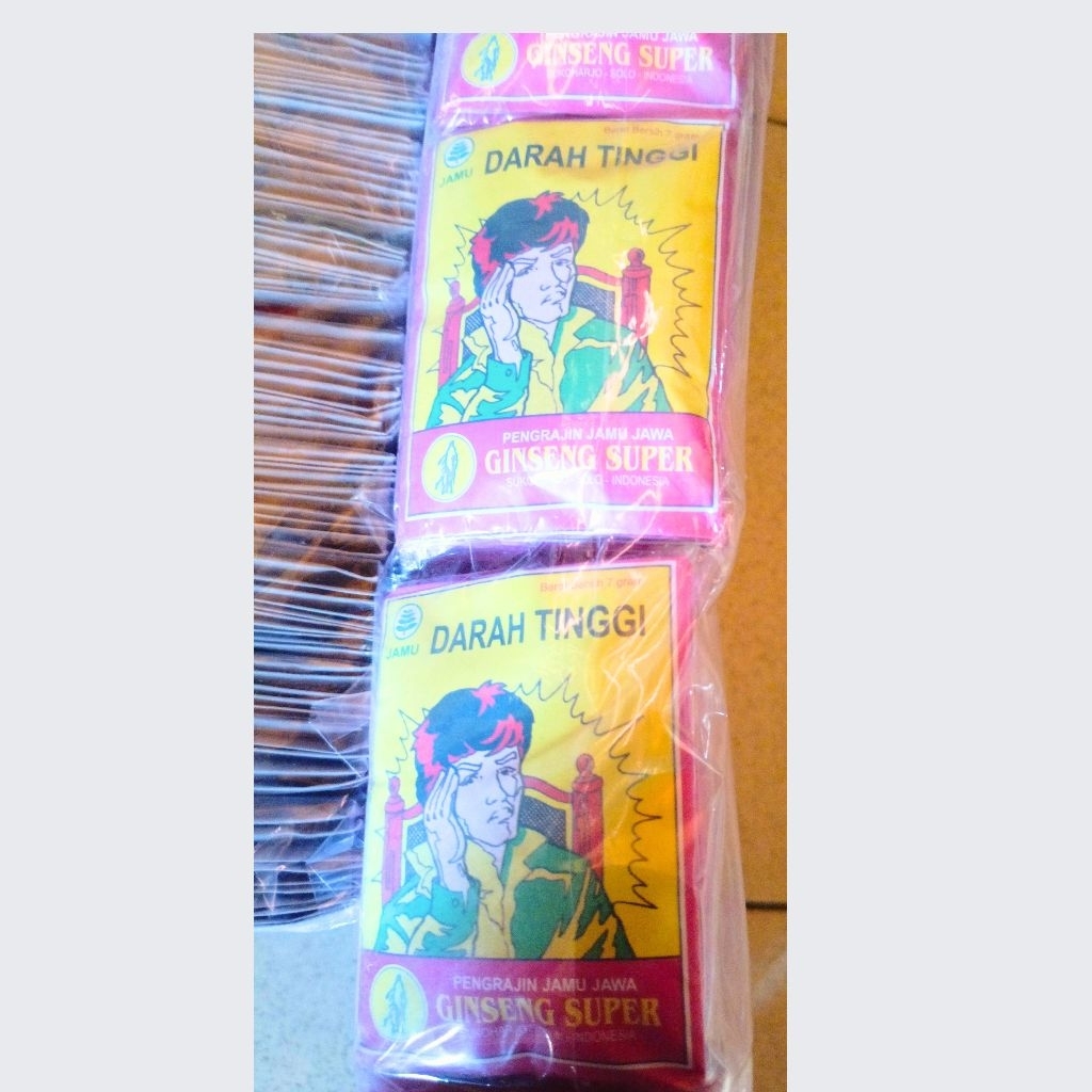 

Jamu Jawa Darah Tinggi Ginseng Super Halus | Membantu Meringankan Darah Tinggi