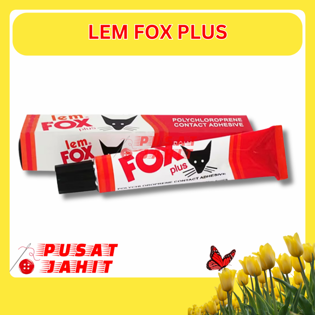 

LEM FOX PLUS - Lem Fox Plus 20 gram tube odol lem kuning