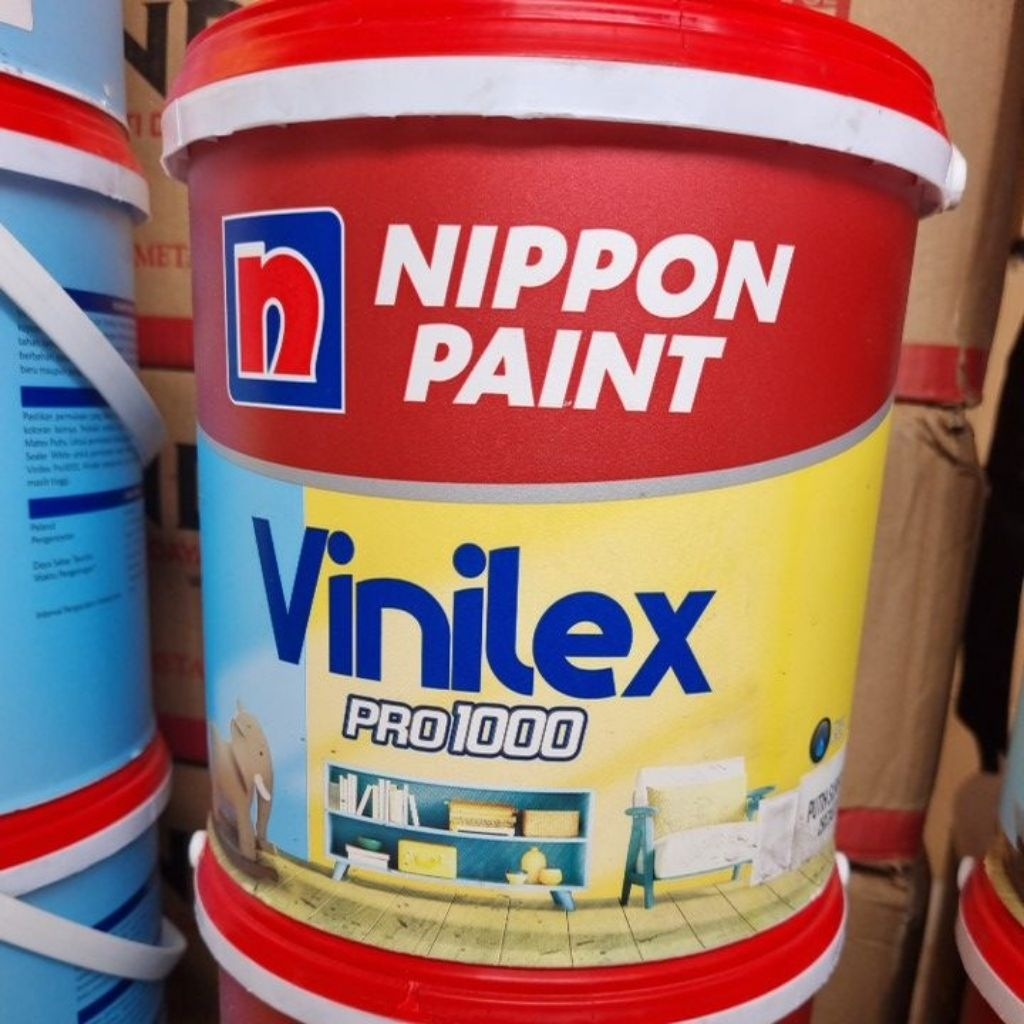 Cat vinilex pro 1000 putih super kental / cat tembok vinilex pro 1000 20 kg 1 pail