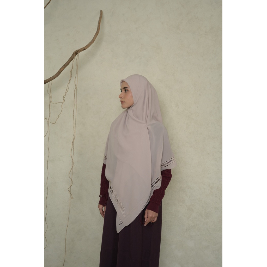 sila scarf napocut connection itsar syari warna sand - preloved