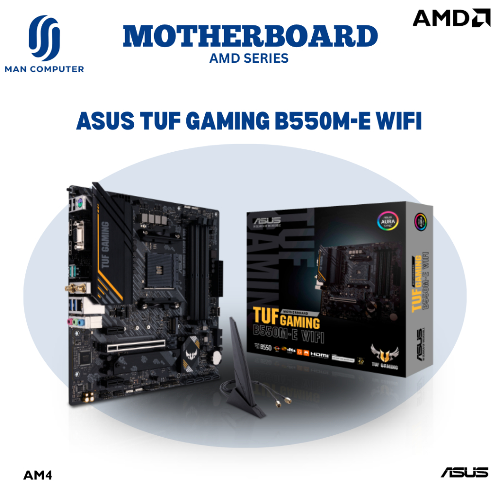 Motherboard ASUS TUF Gaming B550M-E Wifi | AM4 | AMD Series Motherboard
