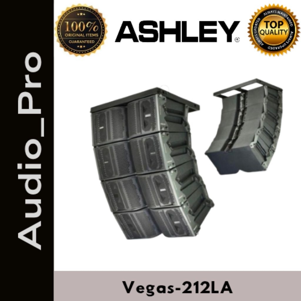 SPEAKER LINE ARRAY ASHLEY VEGAS 212LA ORIGINAL 100% 12inch PASIF VEGAS