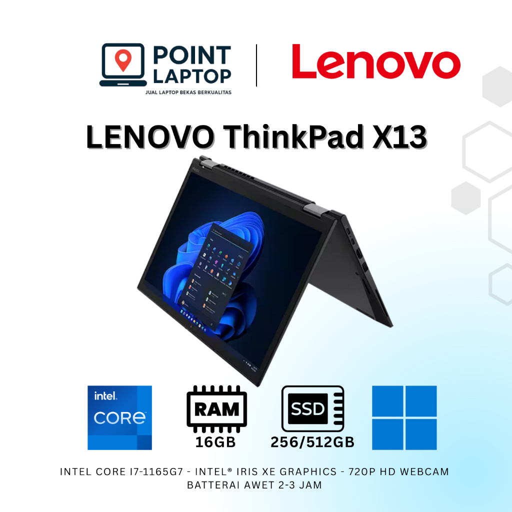 Lenovo Thinkpad L13/X13 Yoga/Non Yoga  G1 G2 i5 gen 11 16/256GB 2in1