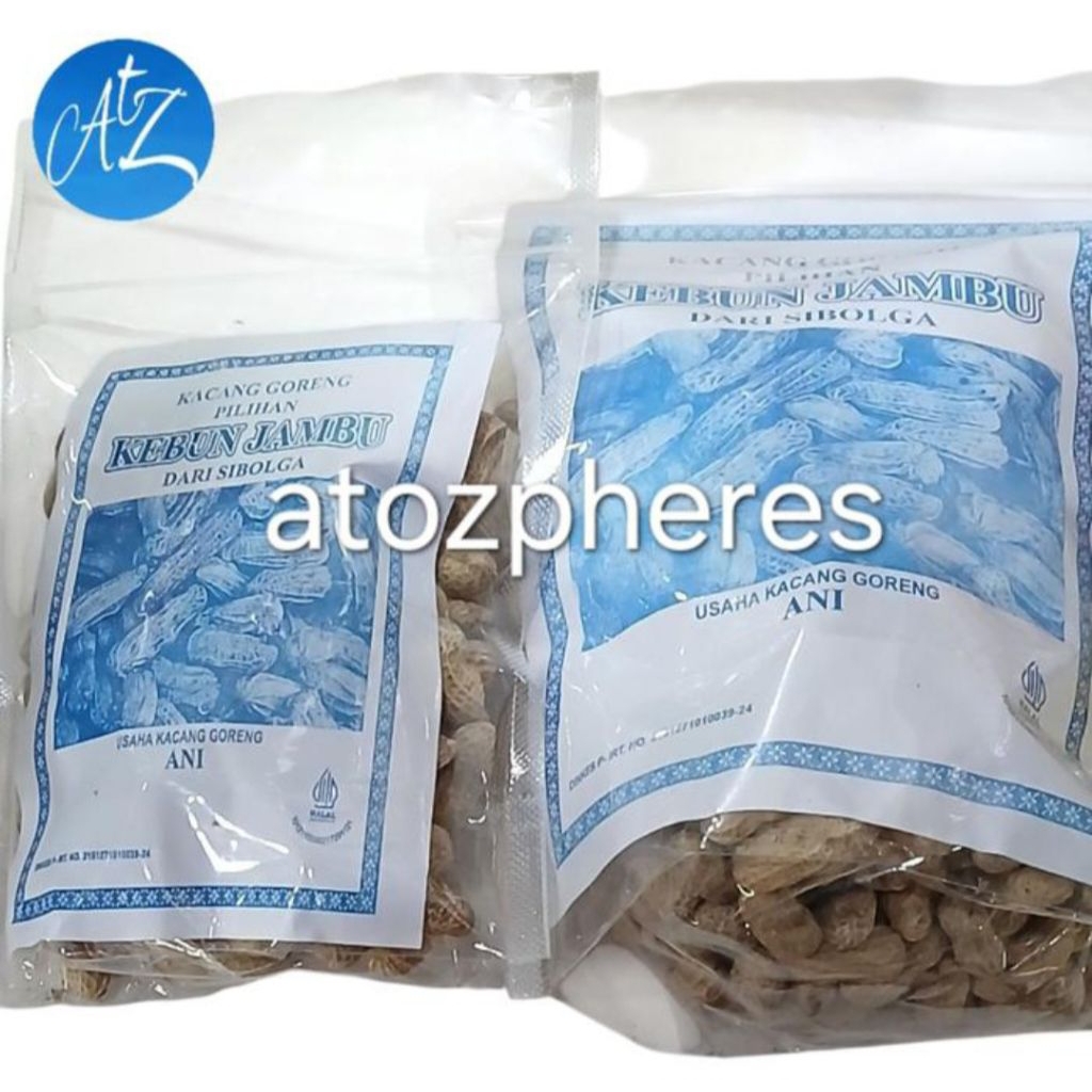 Cemilan snek makanan ringan halal kacang tanah goreng kulit pilihan KEBUN JAMBU ANI Sibolga