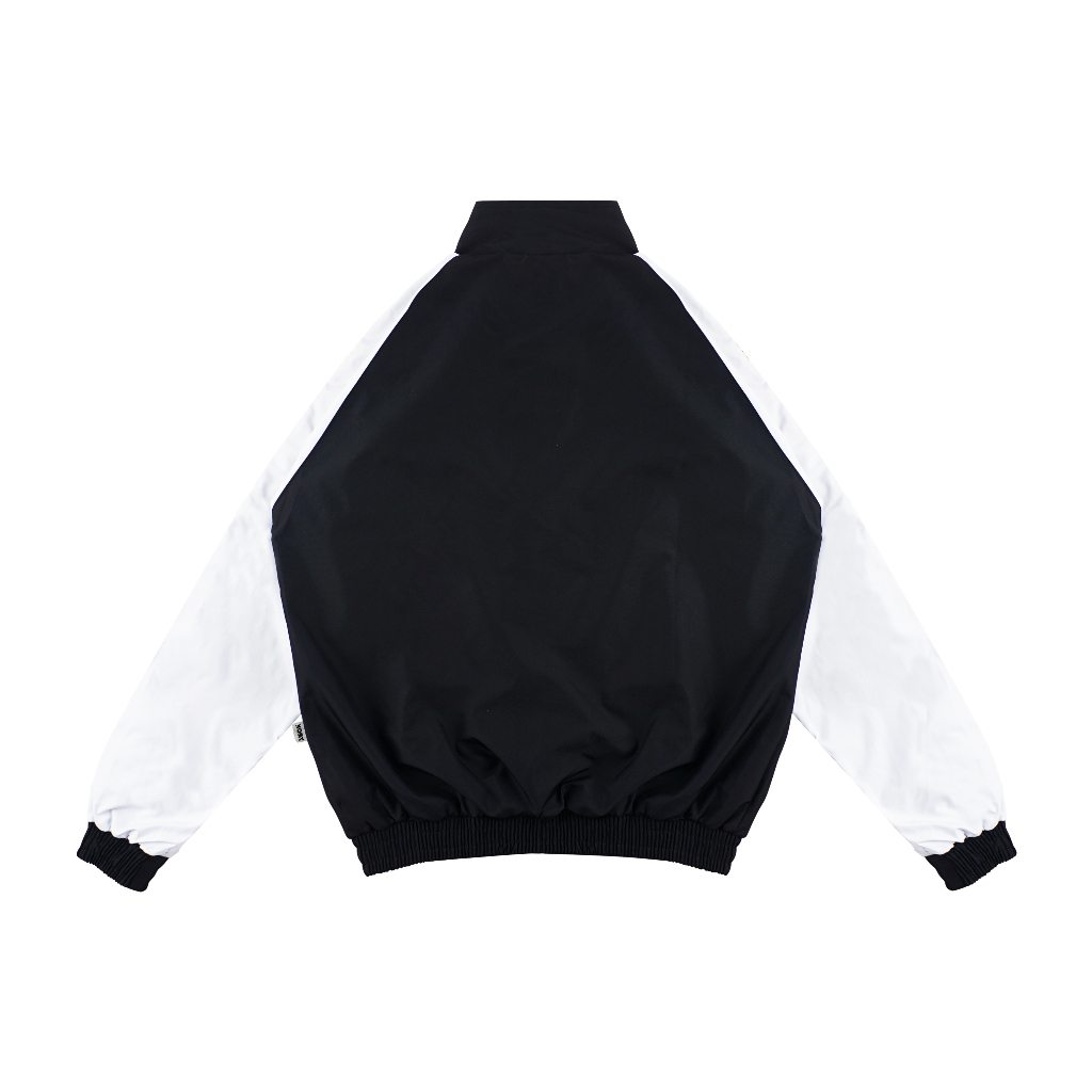 Troy Company Jacket Tracktop Black White Imperium - Jaket Tracktop Hitam Putih JTT 3309