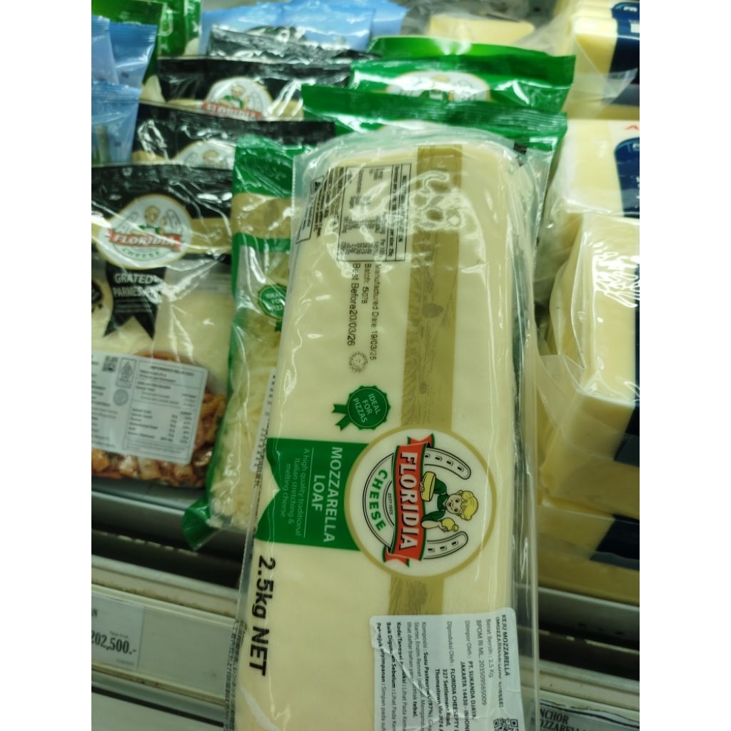 

MOZARELA AUST LORIDA MOZARELA 2.4 KG /PCS