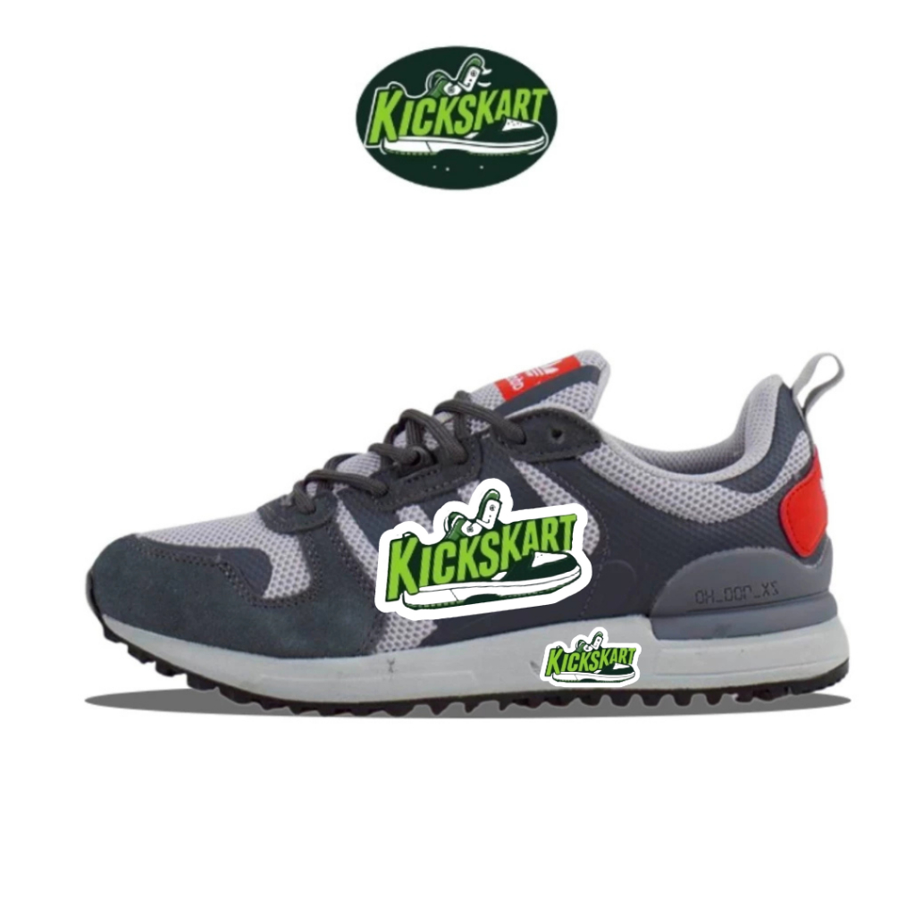 Sepatu ZX 700 HD Grey Red