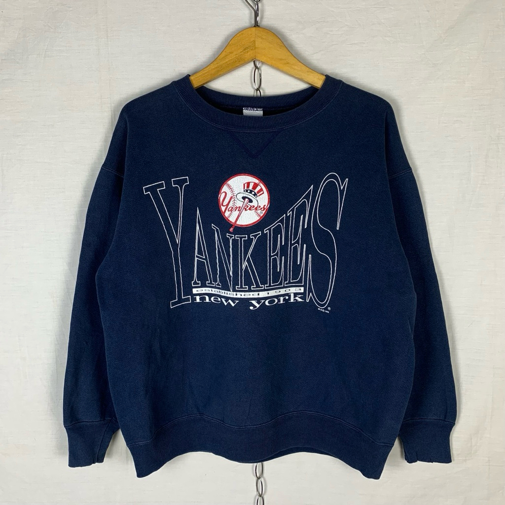 Vintage MLB 1993 NY New York Yankees Sweatshirt Crewneck Salem Sportswear