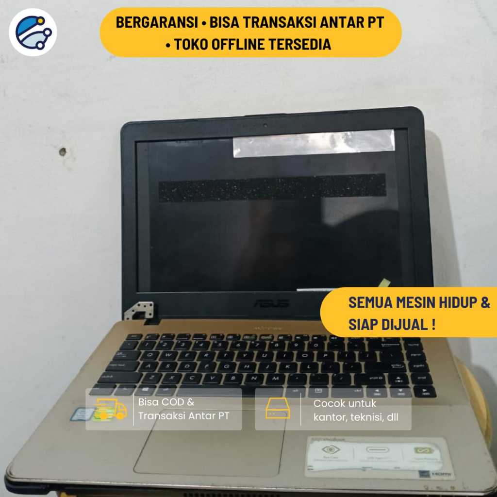 Motherboard Laptop / Mobo Laptop / Mainboard Laptop / Mesin Laptop Copotan / Board Laptop Pretelan /