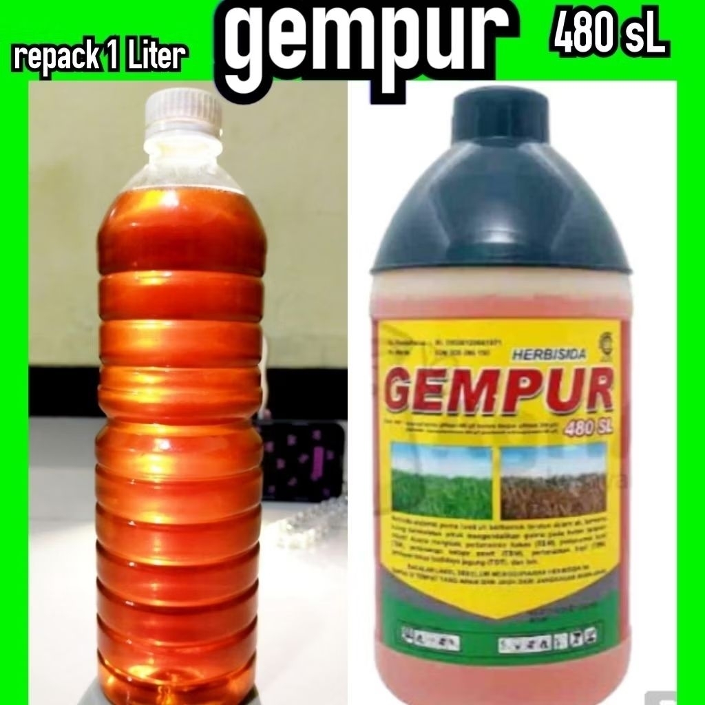 obat rumput gempur repack 1liter.efektif membasmi rumput.liar