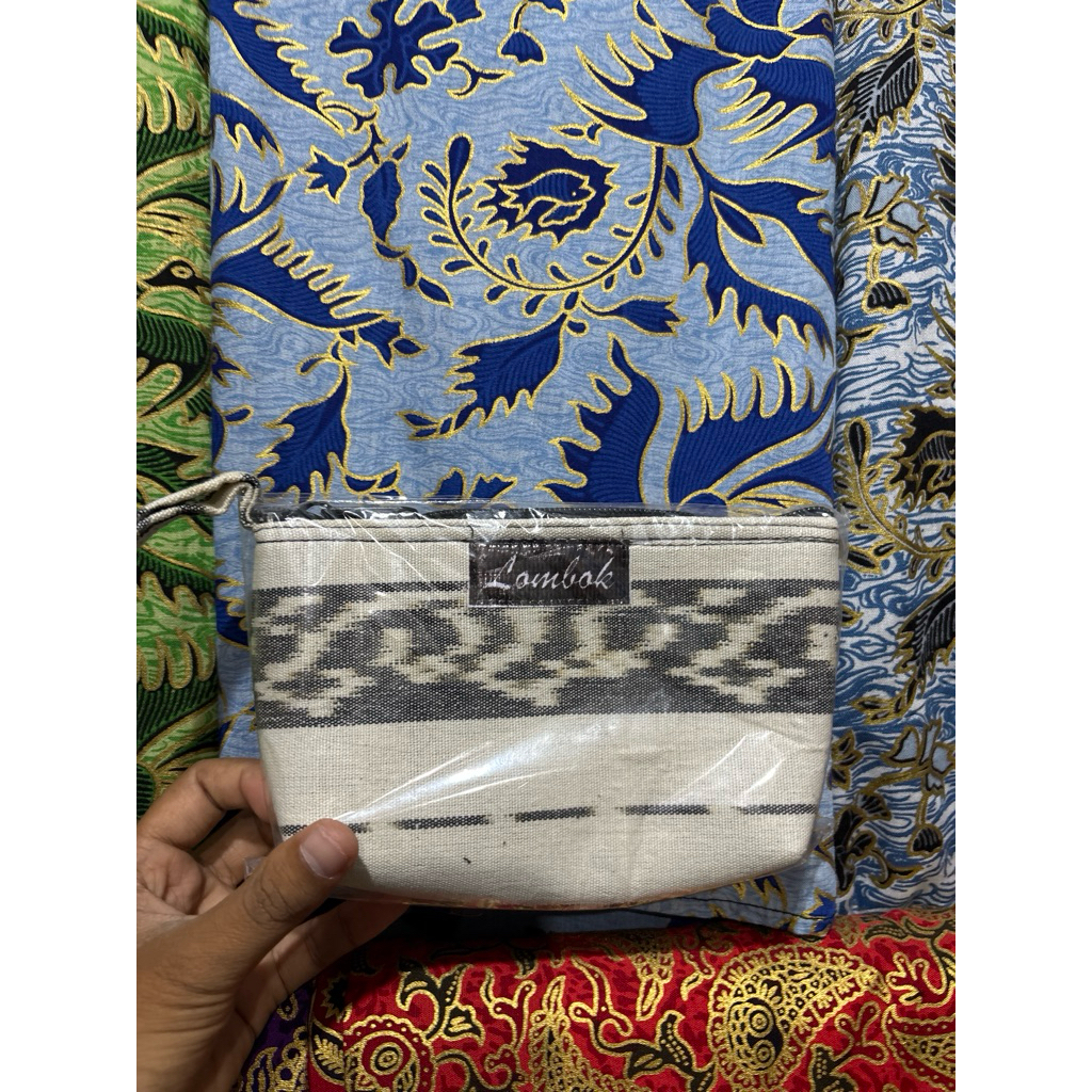 Dompet mini pouch etnik tenun