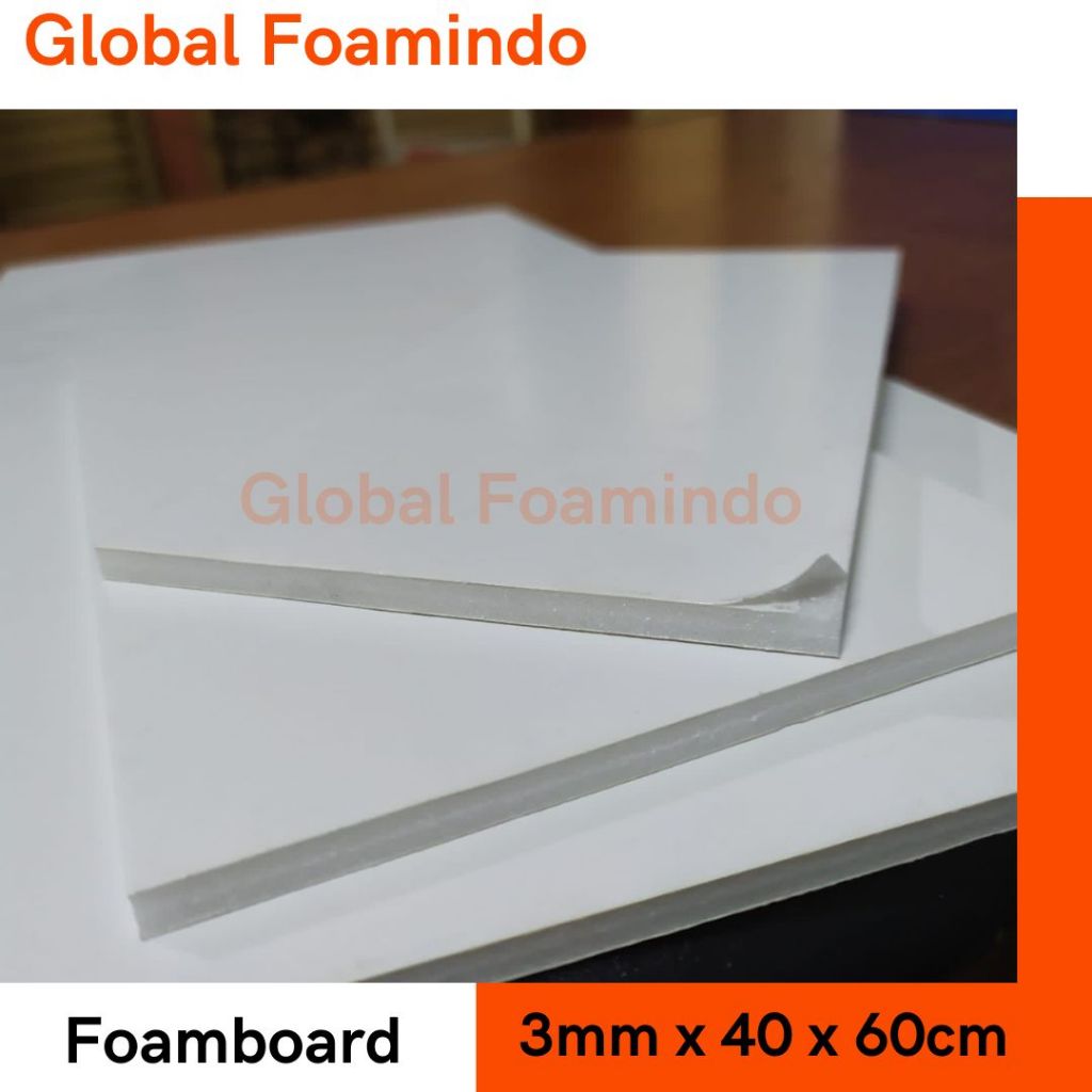 

Foamboard 3mm x 40 x 60cm