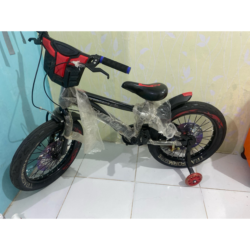JUAL CEPAT SEPEDA ANAK 18 inc centrum Transformers