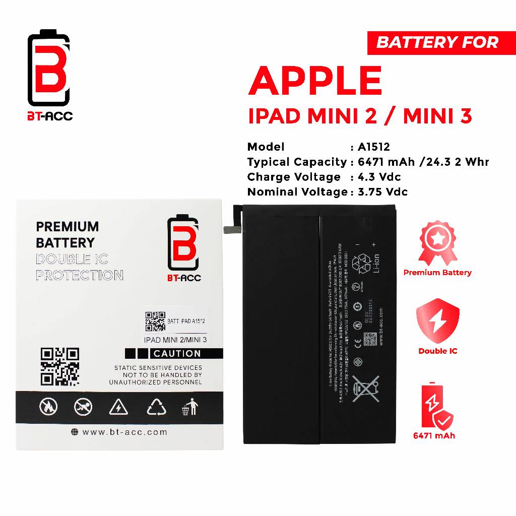BT-ACC Baterai Battery For iPad Mini 2 / iPad Mini 3