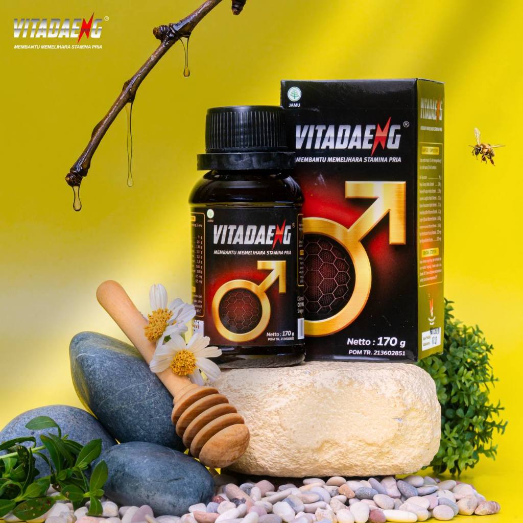 VITADAENG Madu Pasak Bumi Tongkat Ali 170g BPOM Membantu Memelihara Kesehatan