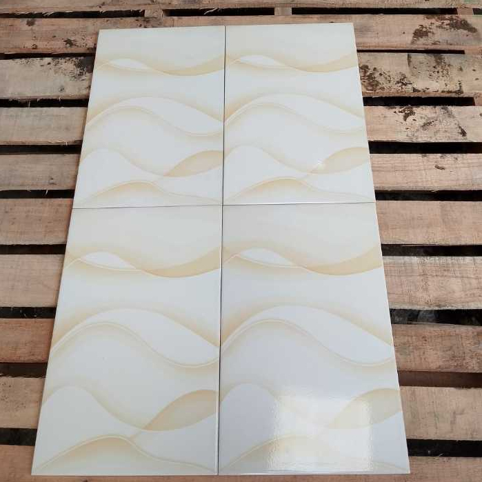 KERAMIK DINDING GLOSSY UNO 25X40 ICELAND BEIGE KW A KERAMIK DINDING 25X40 KERAMIK DINDING KAMAR MAND