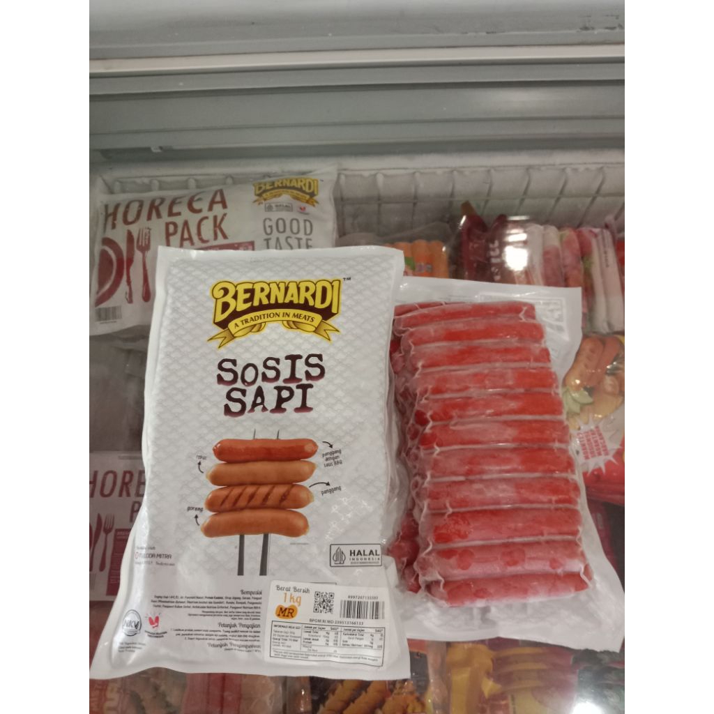 

Bernardi Sosis sapi sosis merah sapi 1kg