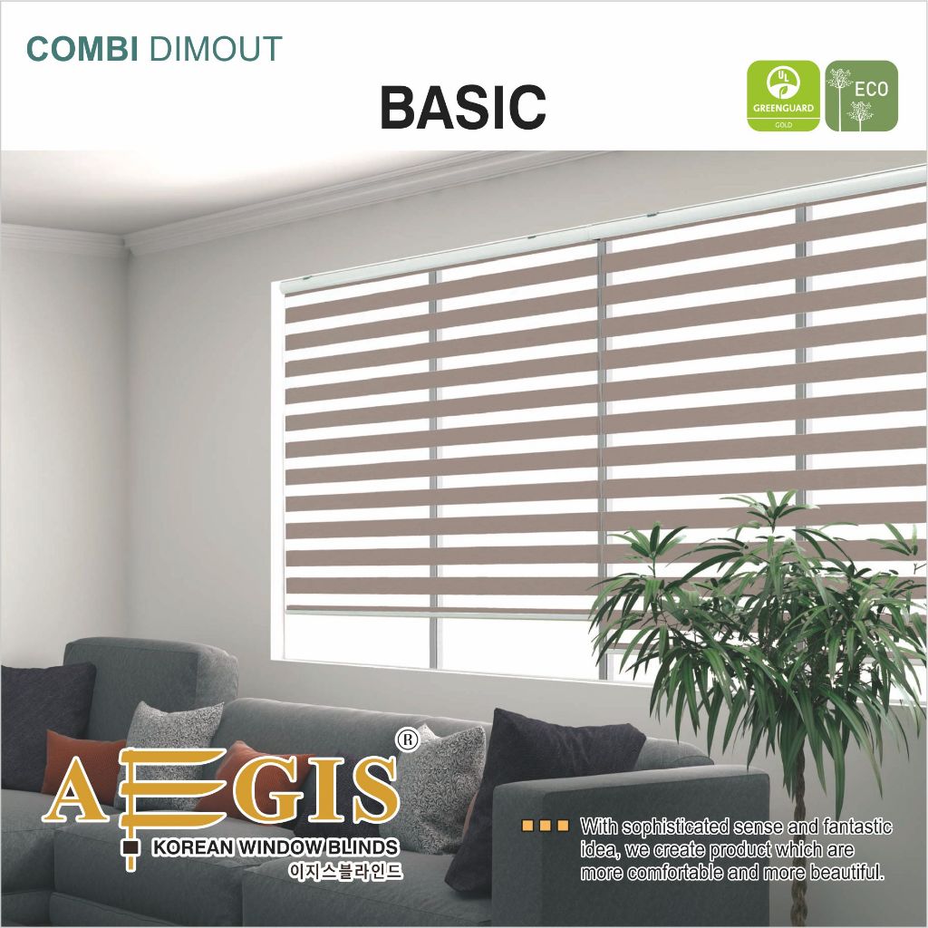 Erihome Aegis Combi Blind Dimout Basic 3 | Roller Blind Premium Anti UV