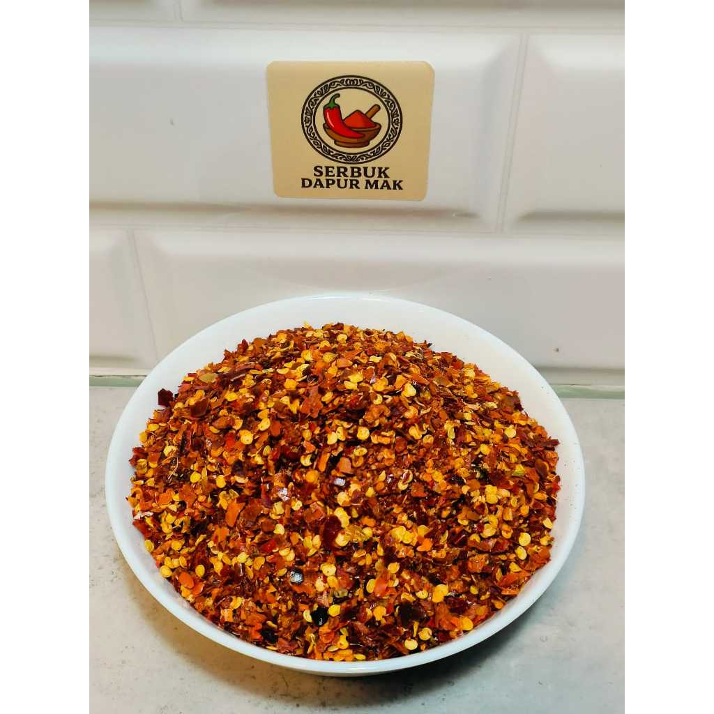 

Cabe Flake Kasar Asli Kering Higienis