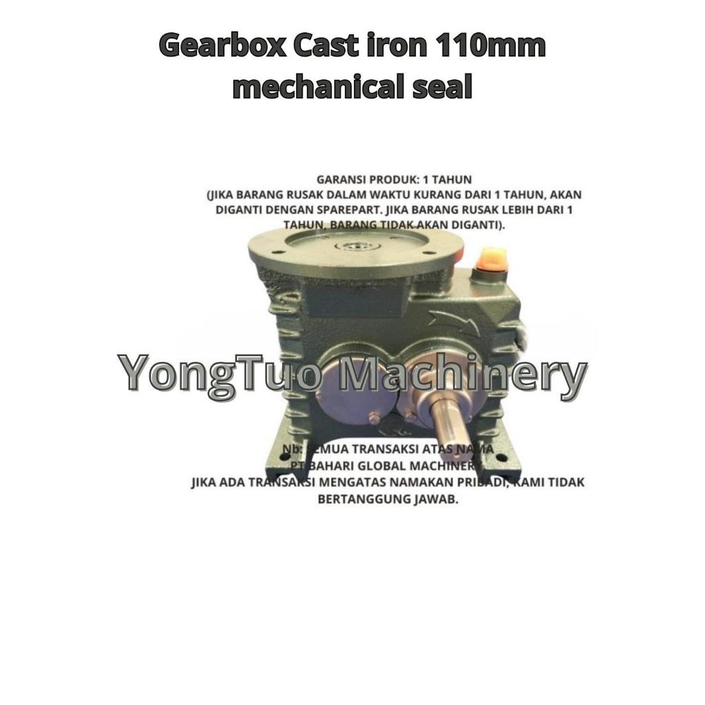gearbox Cast iron 110mm ,mechanical seal