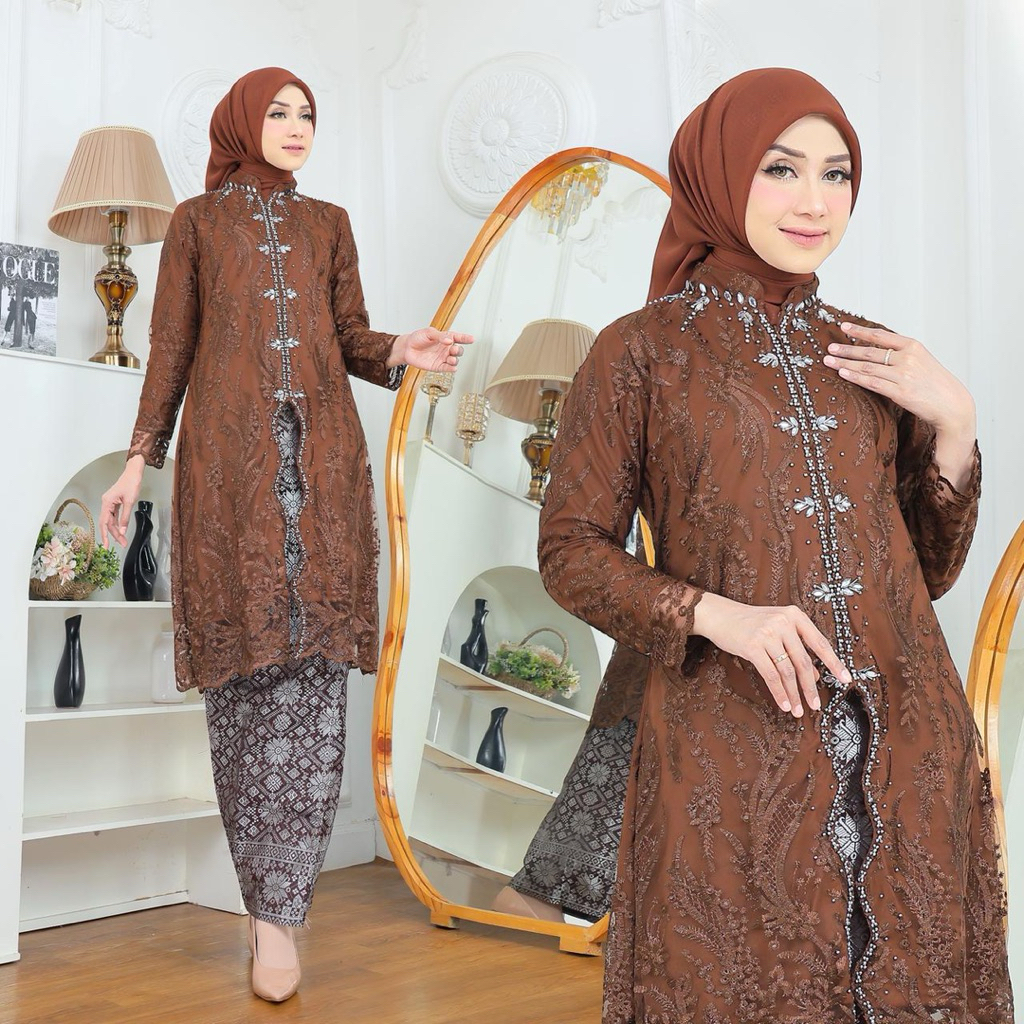 Setalan Kebaya Seroja Songket Kebaya Kondangan Busui Friendly Kebaya Pesta Kebaya Kartini Kebaya Wis