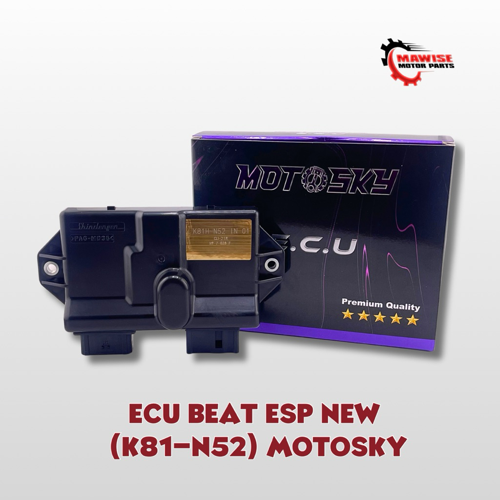 ECU BEAT ESP NEW NON ISS K81-N52 MOTOSKY - Ecu Beat POP / Beat eSP NON ISS K81H-N52 IN 01