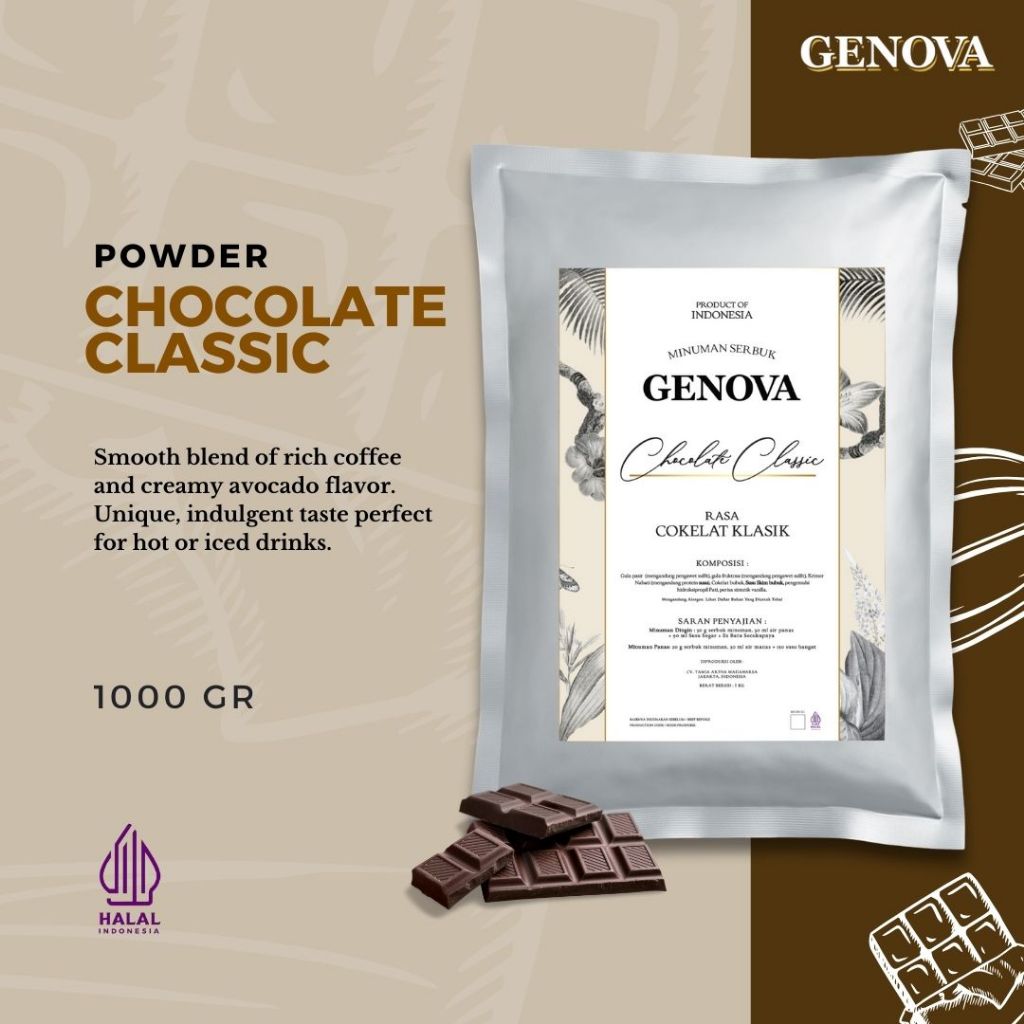 

GENOVA Chocolate Classic Powder 1000gr