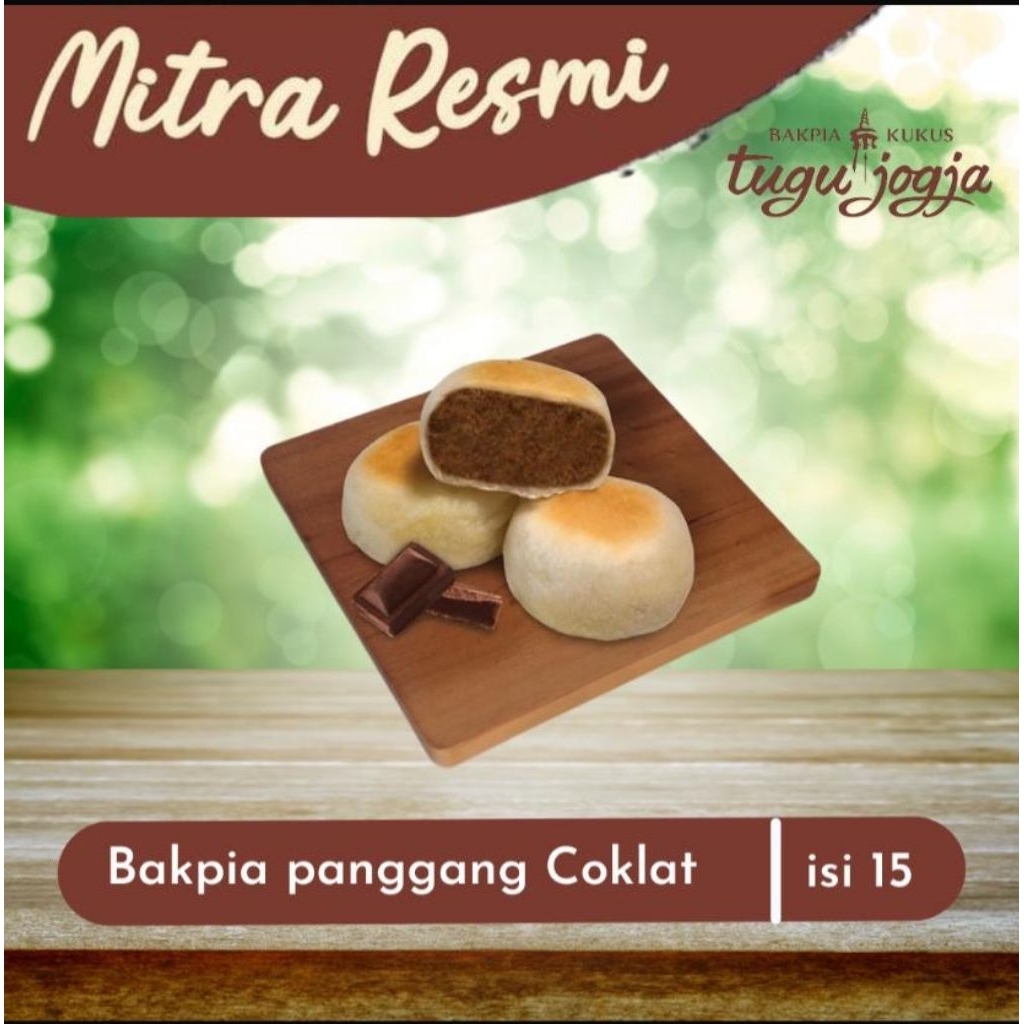 Bakpia Tugu Jogja panggang coklat