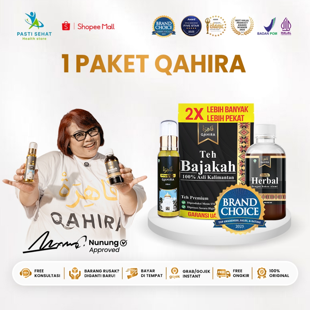 

Qahira Teh Bajakah Untuk Benjolan Dan Daya Tahan Tubuh Terbuat Dari Akar Asli Kalimantan