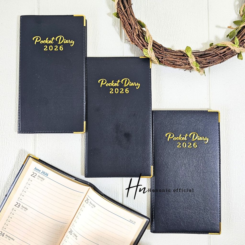 

AGENDA POCKET DIARY 2026/ AGENDA SAKU DIARY TAHUN 2026 KERTAS HVS CREAM / AGENDA TERBARU