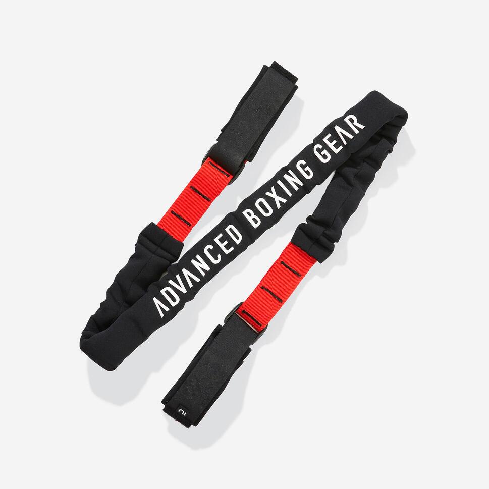 Decathlon OUTSHOCK Tali untuk Shadow Boxing Hitam/Merah - 8645587