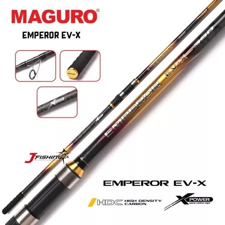 Joran MAGURO EMPEROR EV-X | 390 420 450 | Surfcasting | Sambung 3 | Pasiran | Rockfishing