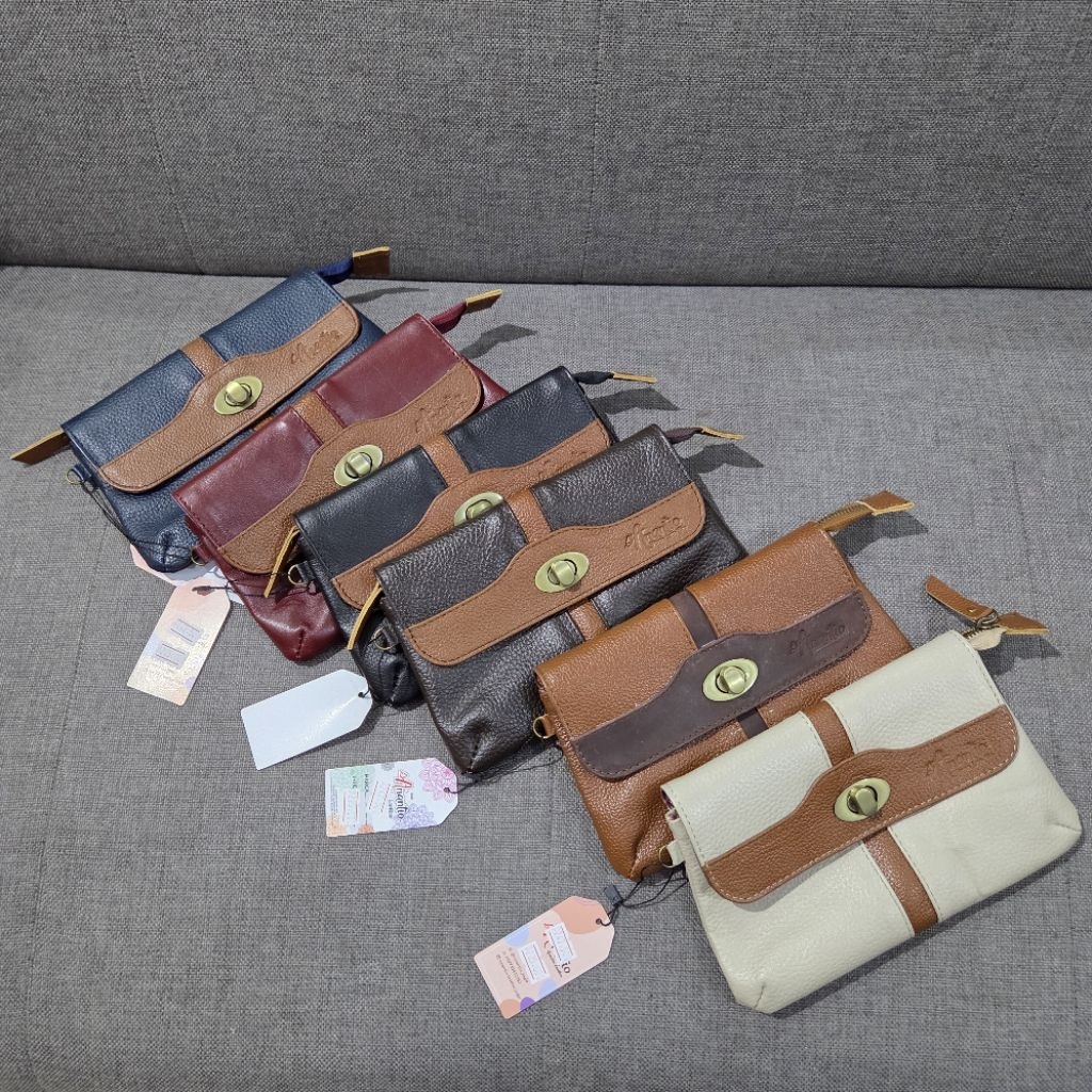 Pouch salsa. Anantio | POUCH KULIT ASLI | DOMPET WANITA