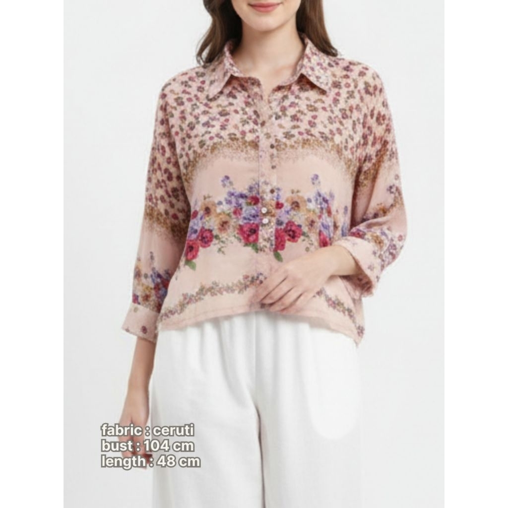 KEMEJA CERUTI TERKINI | FASHION WANITA | ATASAN TERBARU