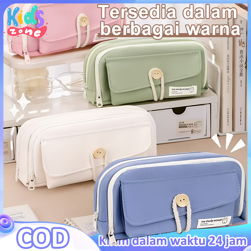 

Tempat Pensil Desain Multi-lapis Kapasitas Besar Kotak Pensil Aesthetic Korea