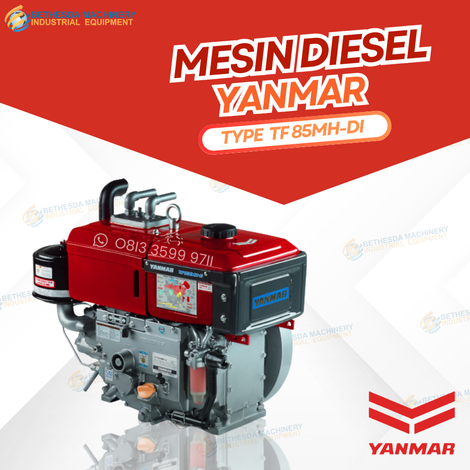 Diesel Penggerak Yanmar 8.5 PK TF 85 MH Hopper 8,5HP
