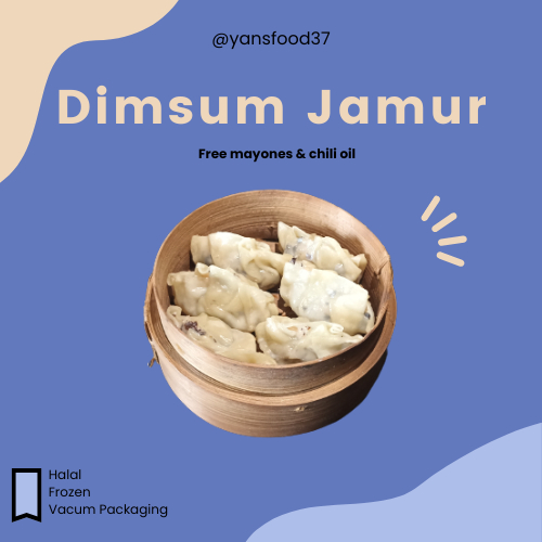 

Dimsum wonton jamur Halal / Dimsum jamur Frozen Food Halal