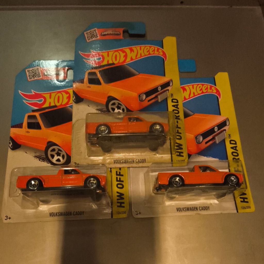 Hot Wheels VW Caddy Orange HW Off Road 2014 Oranye