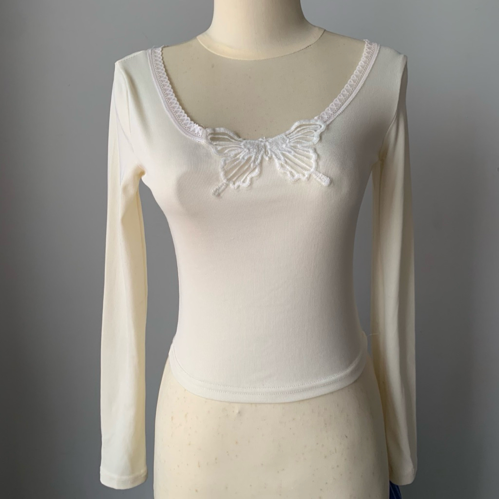 Kaos / Atasan wanita lengan panjang korean style