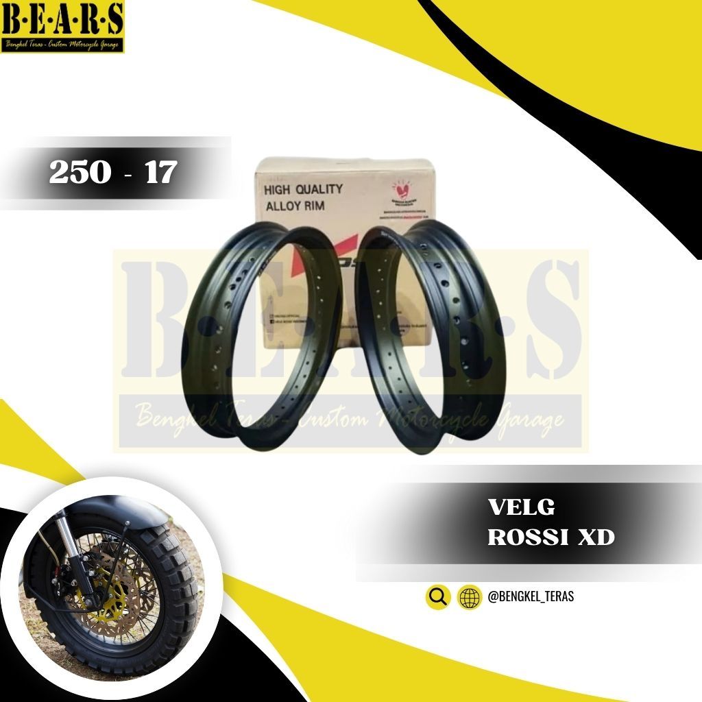 Velg Ukuran 250 Ring 17 Rossi XD